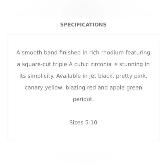 🇨🇦🆕5th Avenue Sterling Silver Ring - Picture 5 of 16